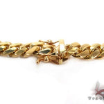 Miami Cuban Chain 14k Yellow Gold 28 Inches 22mm   63168 - Image 3