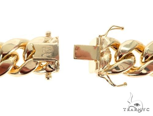 14K Yellow Gold Miami Cuban Hollow 9.5mm 20 Inches  68395 - Image 4