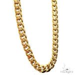 Miami Cuban Chain Hollow 14K Yellow Gold 20 Inches 5.5mm 68418 - Image 2