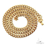 Miami Cuban Chain Hollow 14K Yellow Gold 20 Inches 5.5mm 68418 - Image 3