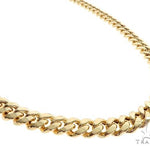 Miami Cuban Chain Hollow 14k Yellow Gold 24 Inches 9.5mm 65169 - Image 2