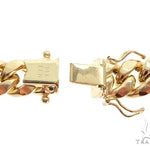 Miami Cuban Chain Hollow 14k Yellow Gold 24 Inches 9.5mm 65169 - Image 7
