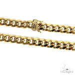 Miami Cuban Chain Hollow 14K Yellow Gold 24 Inches 9mm 65168 - Image 2