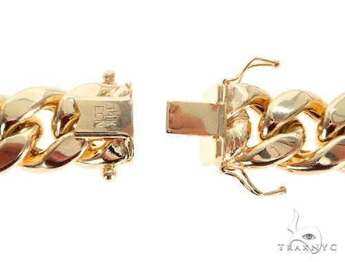 Miami Cuban Hollow 14K Yellow Gold 26 Inches 12mm 68390 - Image 7