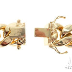 Miami Cuban Chain Hollow 14K Yellow Gold 28 Inches 11mm 65158 - Image 7