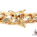 10k Yellow Gold Solid Miami Cuban Link Chain 30 Inches 15.5mm   63736 - Image 3