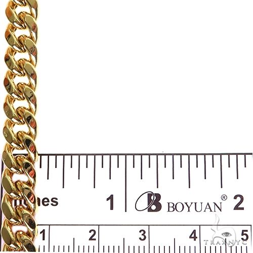 Miami Cuban Hollow 14k Yellow Gold 24 Inches 7.5mm 64813 - Image 6