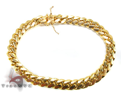 Miami Cuban Link Bracelet 7 Inches 7mm   32551 - Image 1