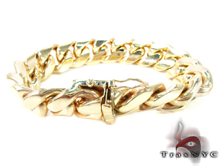 Miami Cuban Link Bracelet 7.5 Inches 11mm   32525 - Image 3