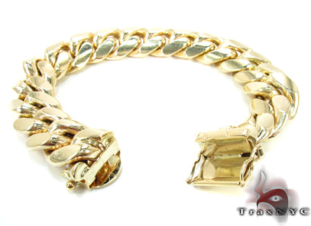 Miami Cuban Link Bracelet 7.5 Inches 11mm   32525 - Image 4