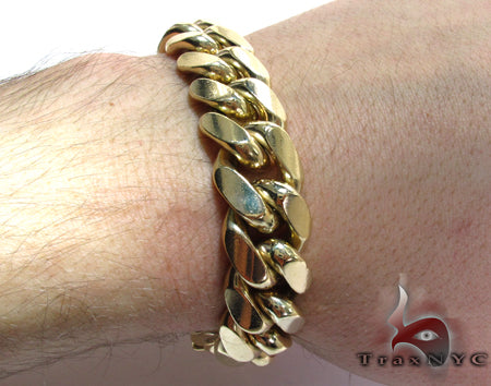 Miami Cuban Link Bracelet 7.5 Inches 15mm   32464 - Image 7