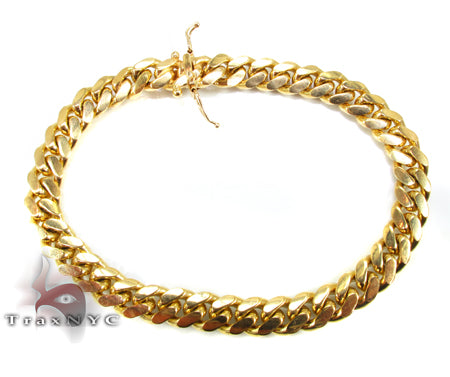 Miami Cuban Link Bracelet 8.5 Inches 9mm   32538 - Image 1