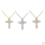 Mini Diamond Cross Necklace 70748 - Image 6