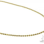 Moon Cut 10K Yellow Gold Chain 22 Inches 2mm   67120 - Image 1