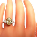 Oval Diamond Engagement Ring 64521 - Image 8