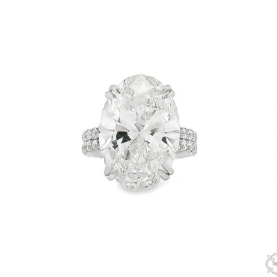 Oval Diamond Engagement Ring 70522 - Image 1