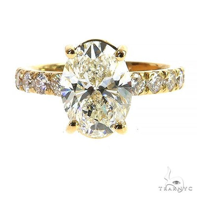 Oval Diamond Engagement Ring (Lab) 69646 - Image 1