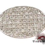 Oval Silver Diamond Ring 28061 - Image 2