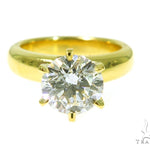 Pave Diamond Engagement Ring 48994 - Image 2