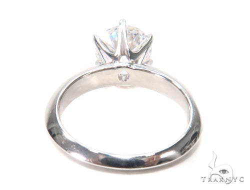 Pave Diamond Engagement Solitaire Ring 44597 - Image 5