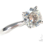 Pave Diamond Solitaire Engagement Ring 44605 - Image 1