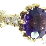 Prong Amethyst Diamond Ring 45602 - Image 3
