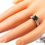 Prong Black Diamond Ring 27569 - Image 8