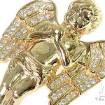 Prong Diamond Angel Pendant 36952 - Image 4