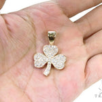 Prong Diamond Clover Pendant 37346 - Image 7