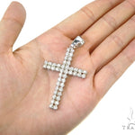 Prong Diamond Cross Crucifix 39273 - Image 7