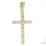 Prong Diamond Cross Crucifix 49504 - Image 2