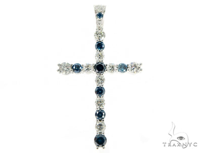 Prong Diamond Cross Crucifix 56407 - Image 1