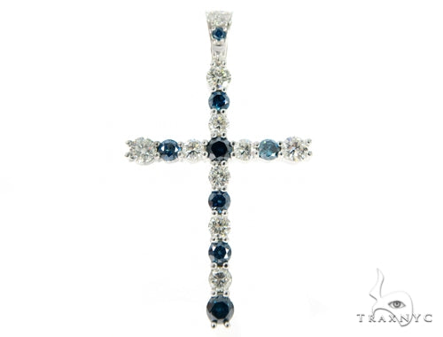 Prong Diamond Cross Crucifix 56407 - Image 1