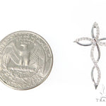 Prong Diamond Cross Crucifix Pendant 45552 - Image 4