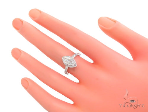 Prong Diamond Engagement Ring 43566 - Image 7