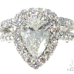 Prong Diamond Engagement Ring Set 48995 - Image 3