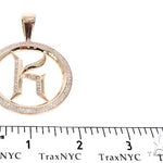 Prong Diamond Initial Letter K Pendant 64821 - Image 6