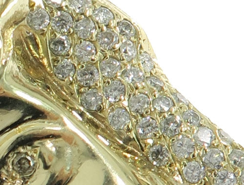 Prong Diamond Jesus Pendant 56409 - Image 3
