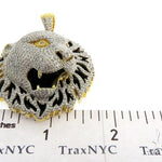 Prong Diamond Lion Pendant 30822 - Image 8