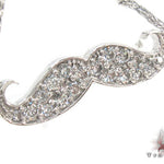 Prong Diamond Mustache Necklace 34190 - Image 3