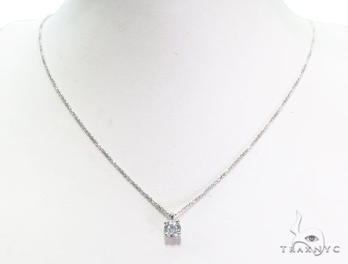Prong Diamond Necklace 43164 - Image 8