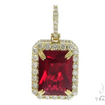 Prong Diamond Red Fancy Pendant 45575 - Image 1