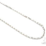 Prong Diamond Sapphire Gemstone Necklace 35273 - Image 5