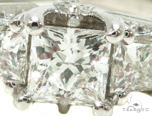 Prong Diamond Wedding Ring 39755 - Image 3