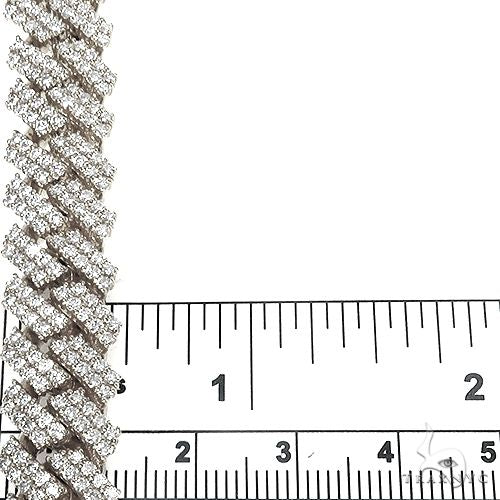 Prong Set Diamond Cuban Chain 66851 - Image 6