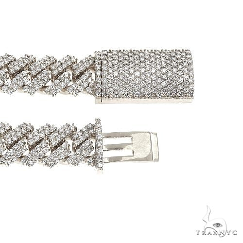 Prong Set Diamond Cuban Chain 66848 - Image 5