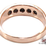14K Rose Gold Black Diamond Band 28402 - Image 6
