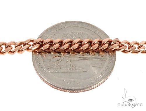 Rose Gold Micro Pave Diamond Dog Tag Set 64008 - Image 8