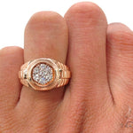 Rose Gold Timepiece Solitaire Band 36689 - Image 7