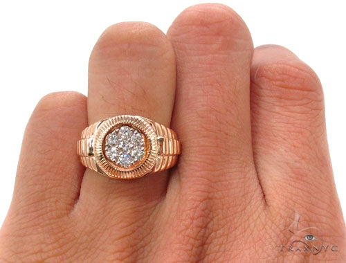 Rose Gold Timepiece Solitaire Band 36689 - Image 7